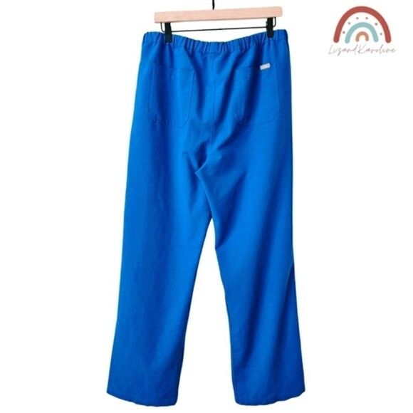 Figs Pisco Classic Royal Blue Men's Basic Scrub Pants - Picture 4 of 10